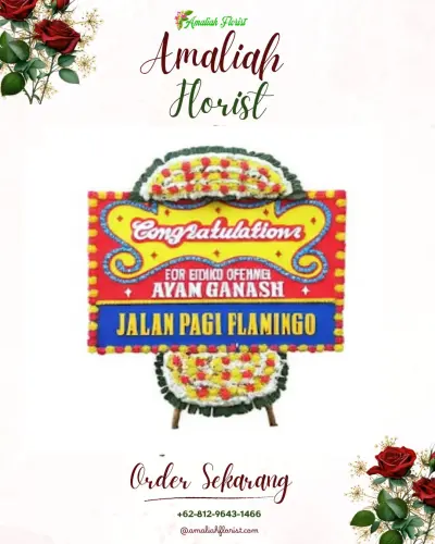 Bunga Papan Congratulation di Kalialang